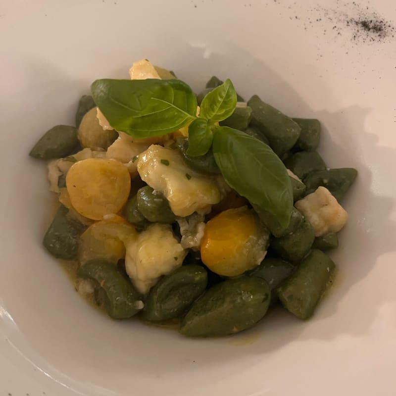 Gnocchetti spinaci e rana pescatrice  - SimBIOsi Beach & Lovely Food, Massa