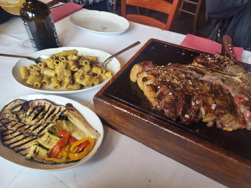 Trattoria dall'Oste BISTECCA ALLA FIORENTINA, Florence