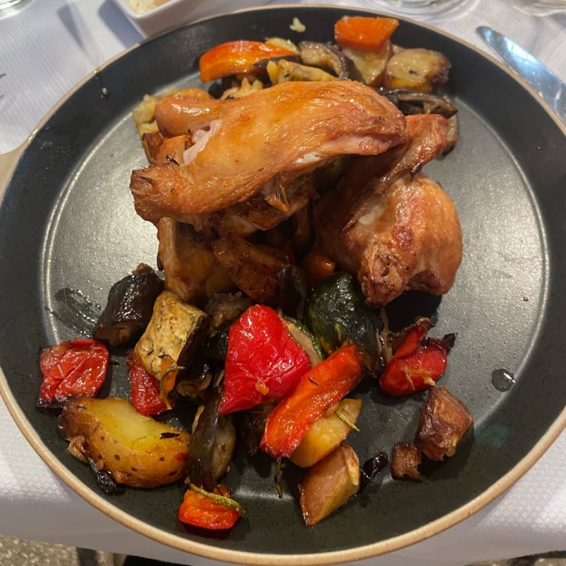 Pollo arrosto con verdure - Altro? Mercato delle Erbe, Bologna