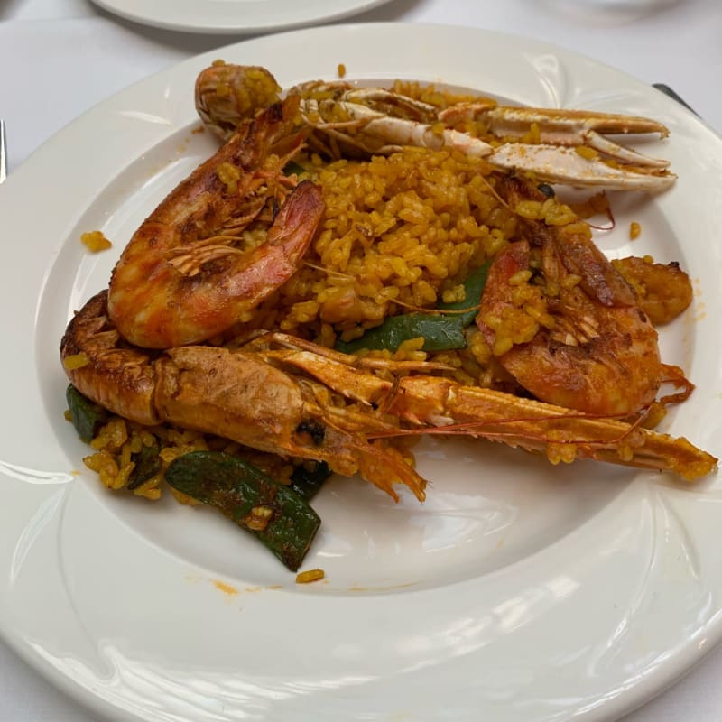 Restaurante L'Albufera Hotel Meliá Castilla en Madrid Menú 2022