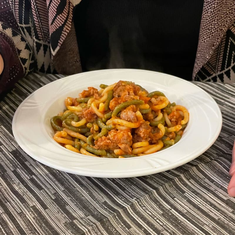 Gramigna con ragù di salsiccia - Agriturismo Mongiorgi i Salici