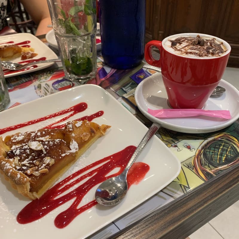 Apple tart - Café Blanche, Paris