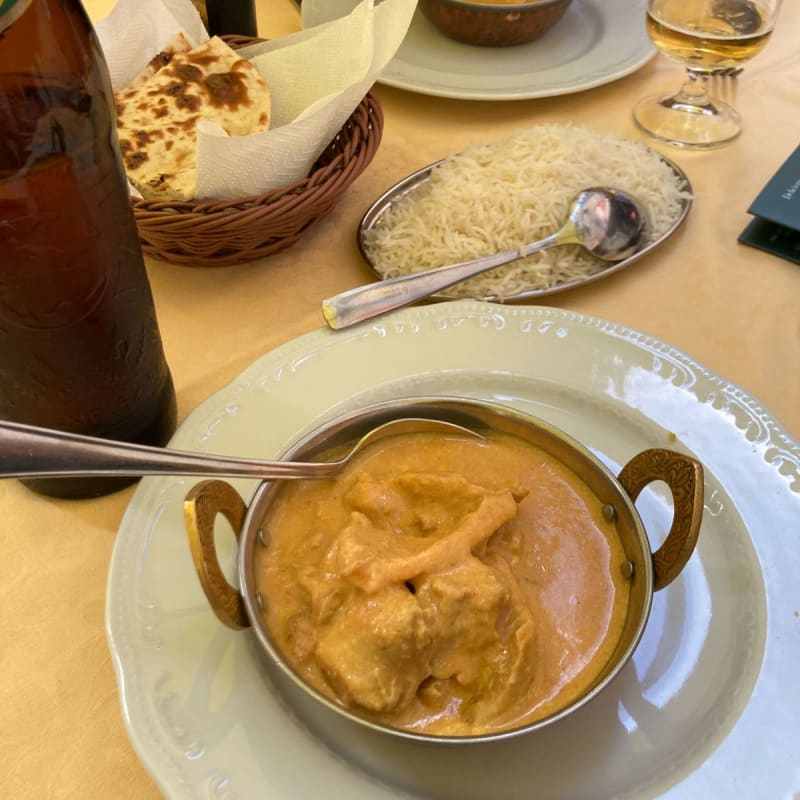 Chicken korma, Paneer nan e riso bianco  - Bombay Tandoori Ristorante Indiano, Genoa