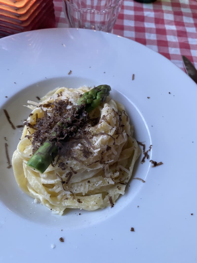 Tagliatelle met asperge en truffel - Il Tartufo - Delicatessen & Traiteur, Delft