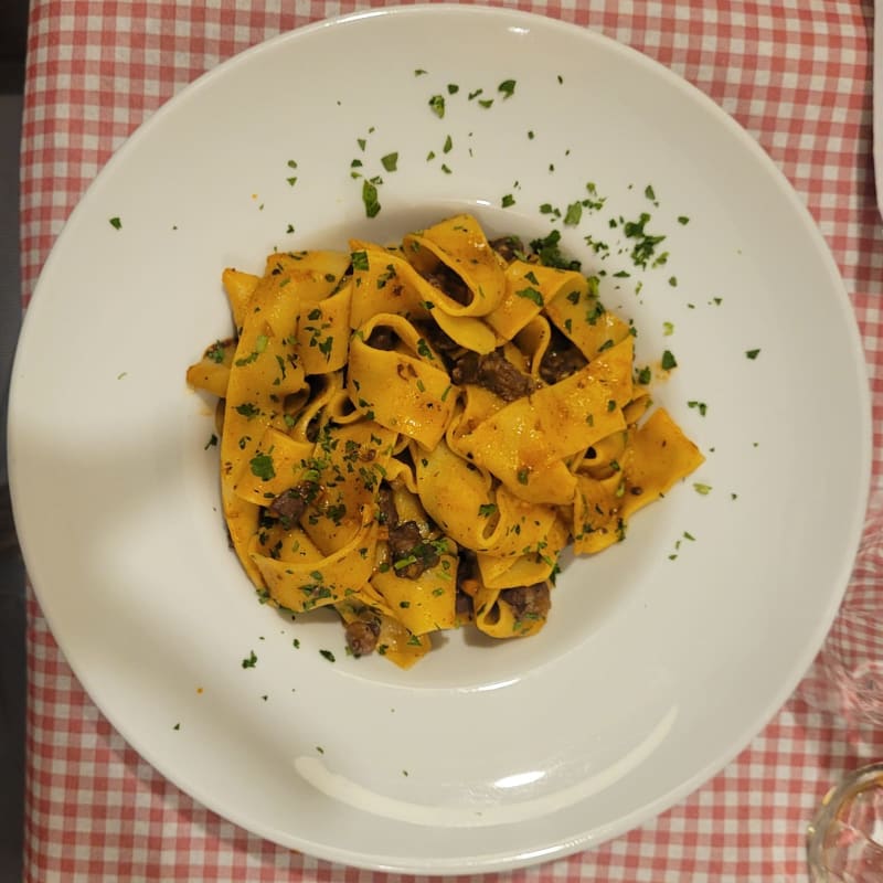 Pappardelle a ragù di cinghiale - Osteria!