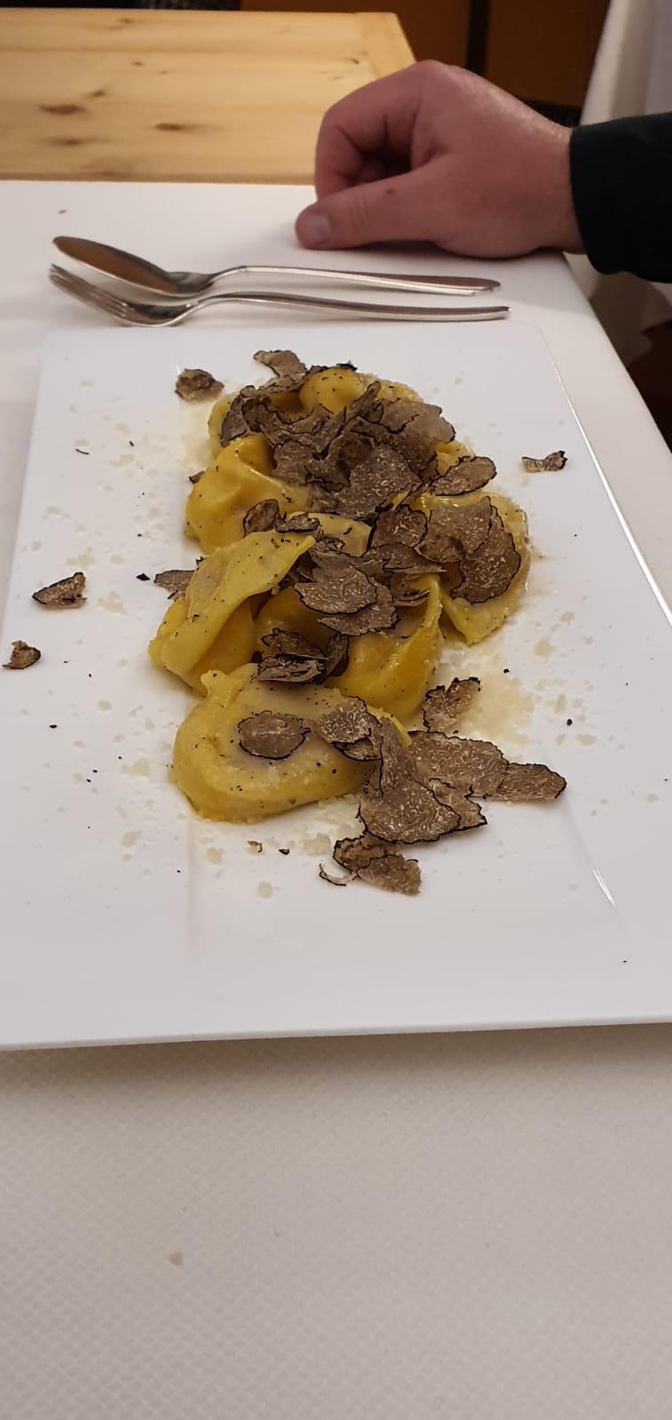 Tortelli Di Zucca Al Tartufo  - Trattoria La Rosa 1908