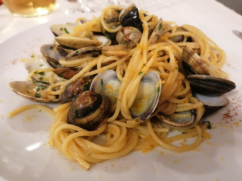 Spaghetti Vongole e Bottarga - Al Fogher, Treviso