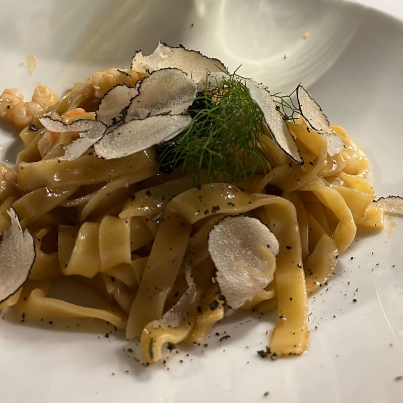 Linguine tartufo e gamberi - Bistrot du Monde, Taormina