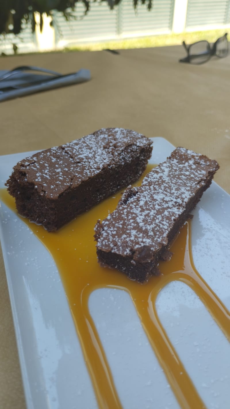 Brownie fatti in casa con zabaione  - Lovenis Senza Glutine