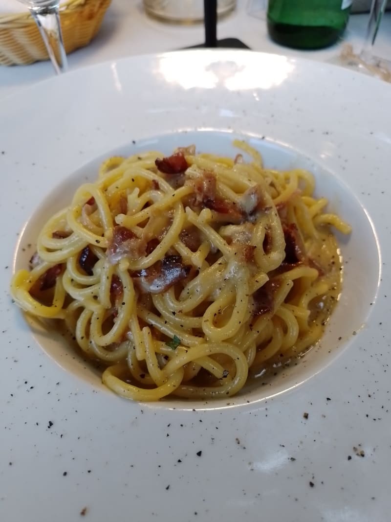 Pasta alla carbonara - Ristorante Viecce A Trova, Fiuggi