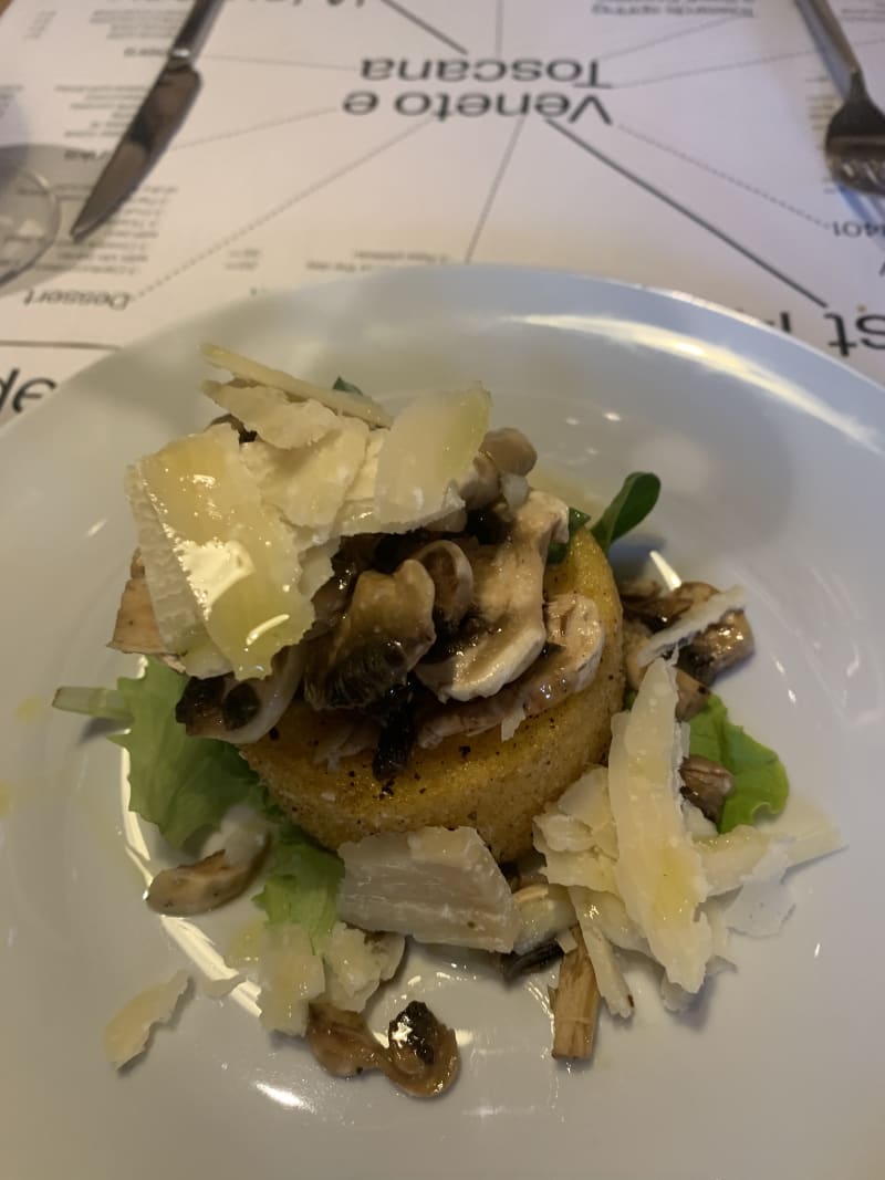 Fried polenta with mushrooms  - Sudest 1401, Venice