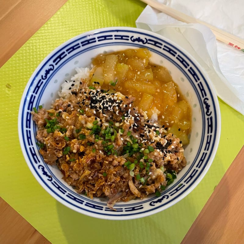 bœuf haché pimenté avec du riz  - Long Quan, Toulouse