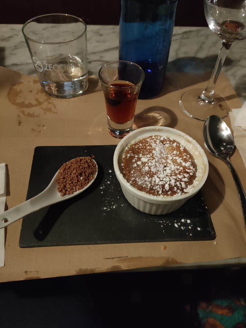 Soufflé alla nocciola - Taberna Antonio Sánchez, Madrid