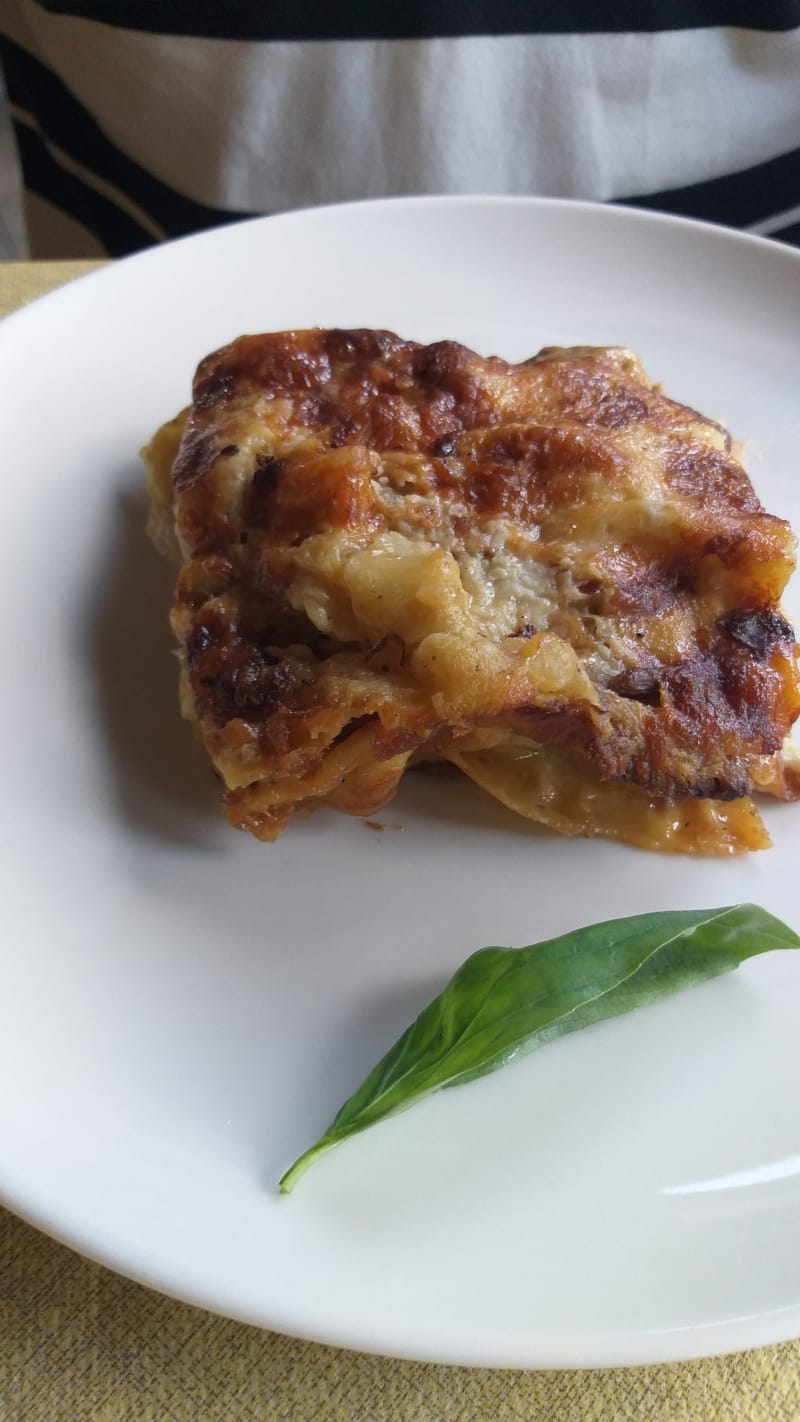 Lasagne porcini e salciccia - De Carolis