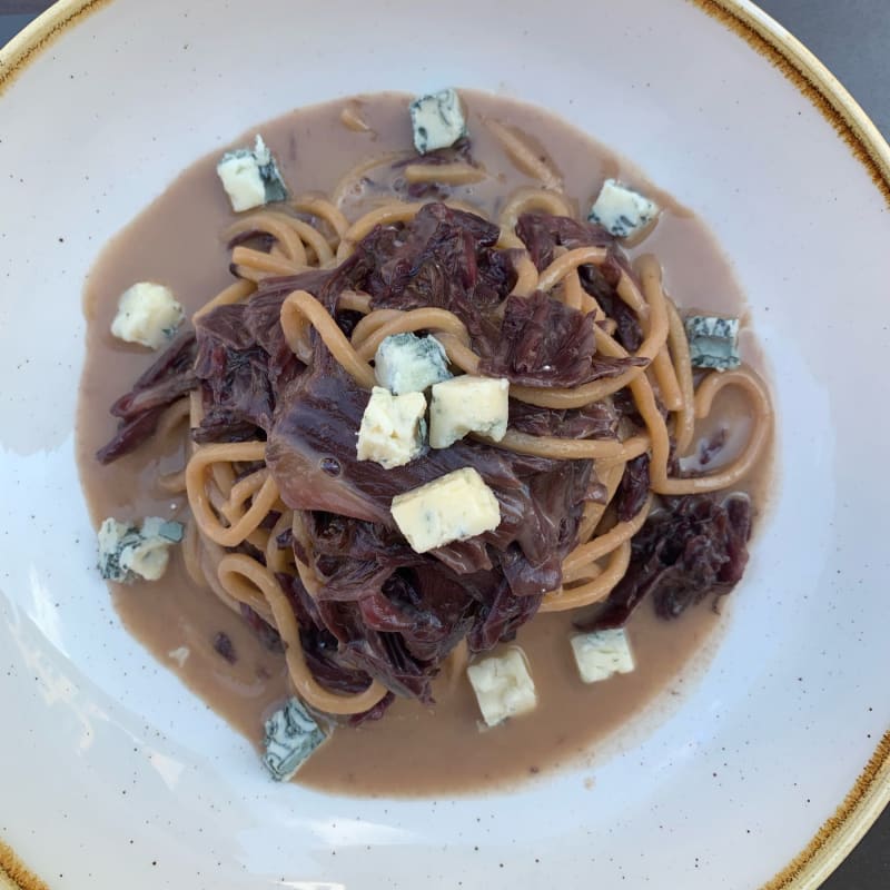 Tonnarelli radicchio e gorgonzola  - Il Marchese, Rome