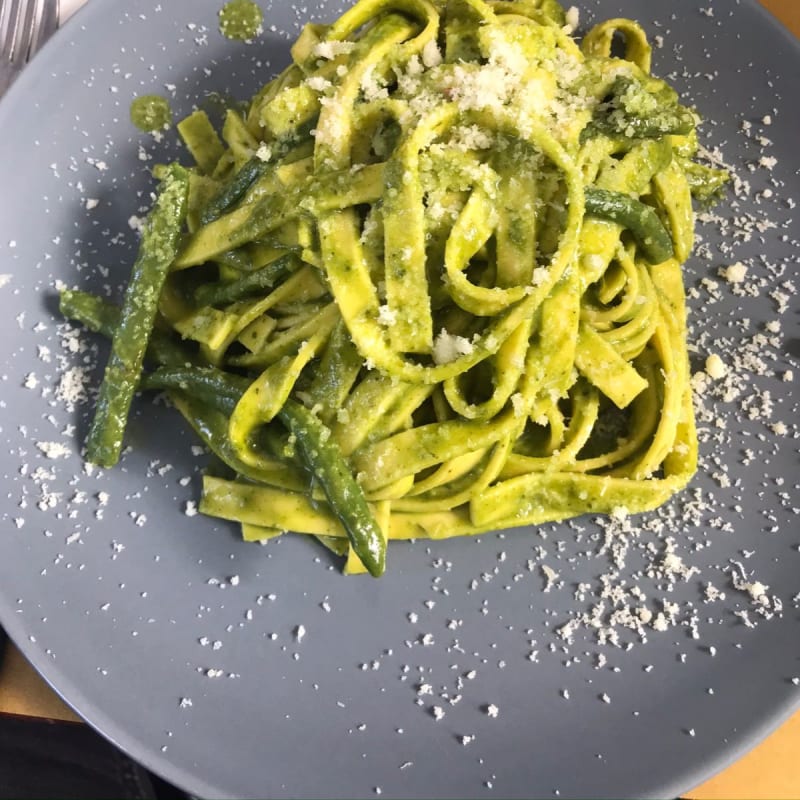 Tagliatelle al pesto - L’impasto - Pasta, pane e cucina, Milan