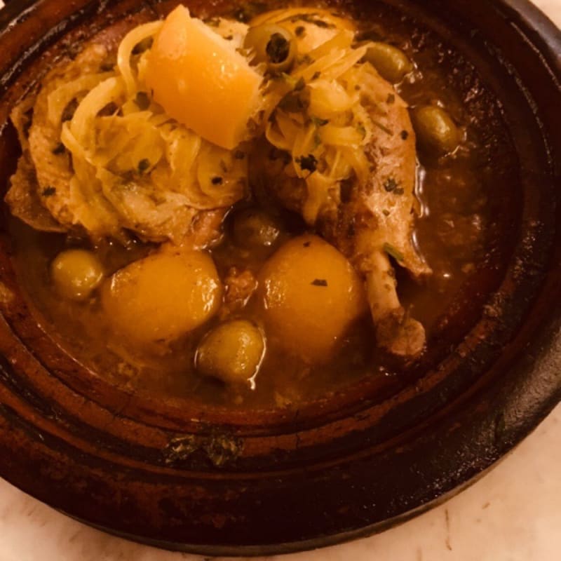 Tajine poulet - Founti Agadir, Paris