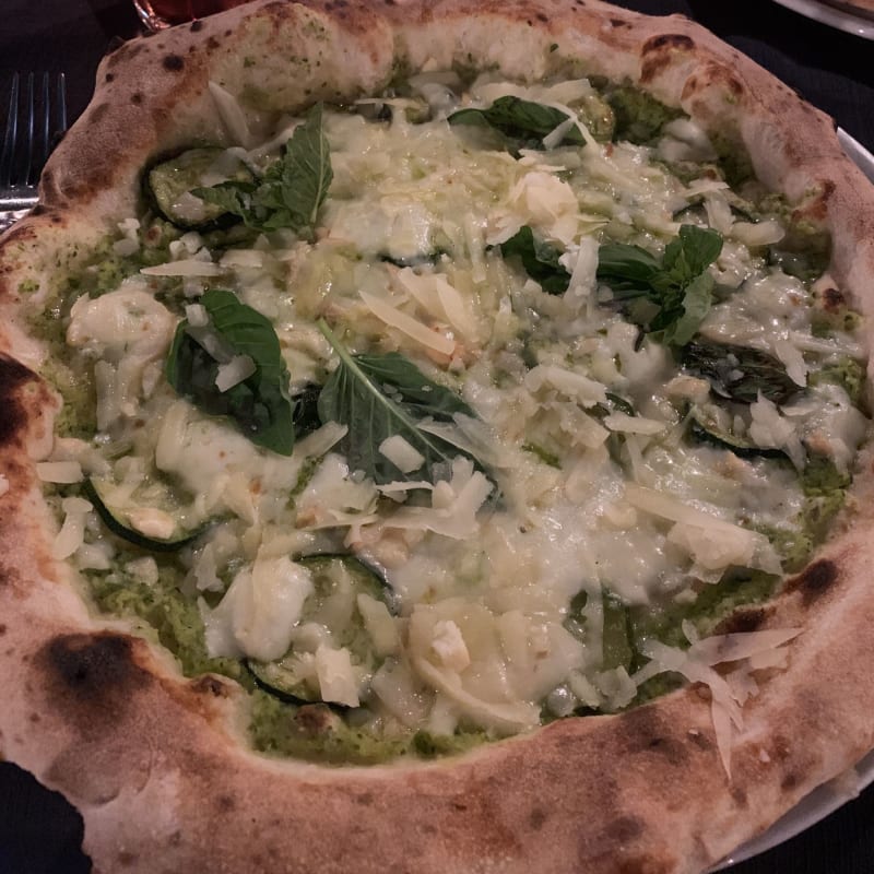 crema di zucchine, zucchine e provolone dolce all’uscita - La Gare, Pompei