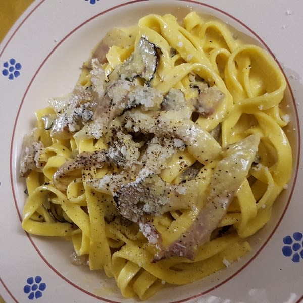 Carbonara con tartufo nero - Il Terziere di Poggio Fiorentino, Tuscania