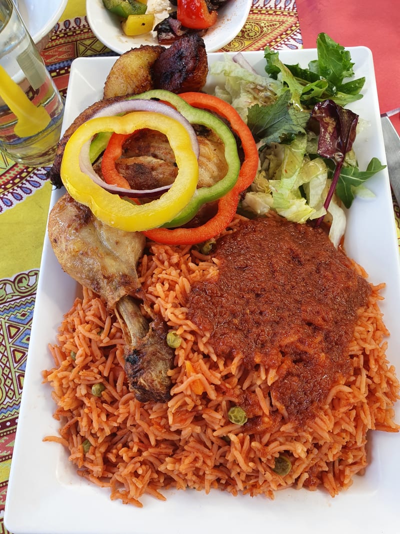 Jollof rice - Mama Essi African Restaurant, Rotterdam