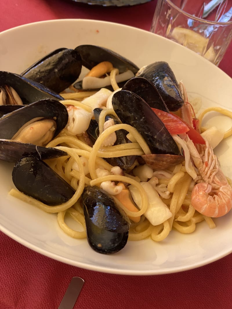 Spaghetti con Cozze e Scampi  - Gambero, Bolzano