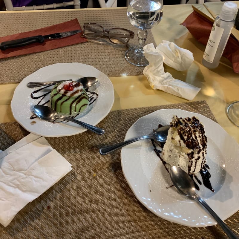 Cassata e semifreddo alle mandorle - Caffe del Duomo Taormina, Taormina