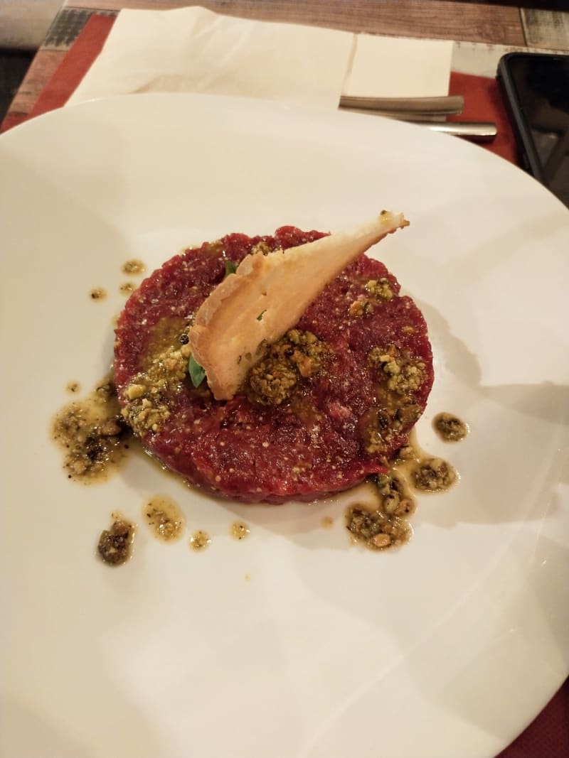 Tartare del "fierale" Pistacchio - Al Fierale ToscanaGrill, Pienza