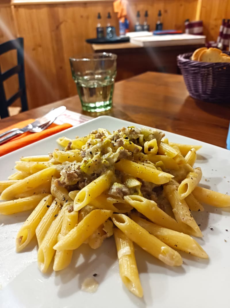 Penne Porri E Salsiccia  - Enoteca Il Grappolo, Florence