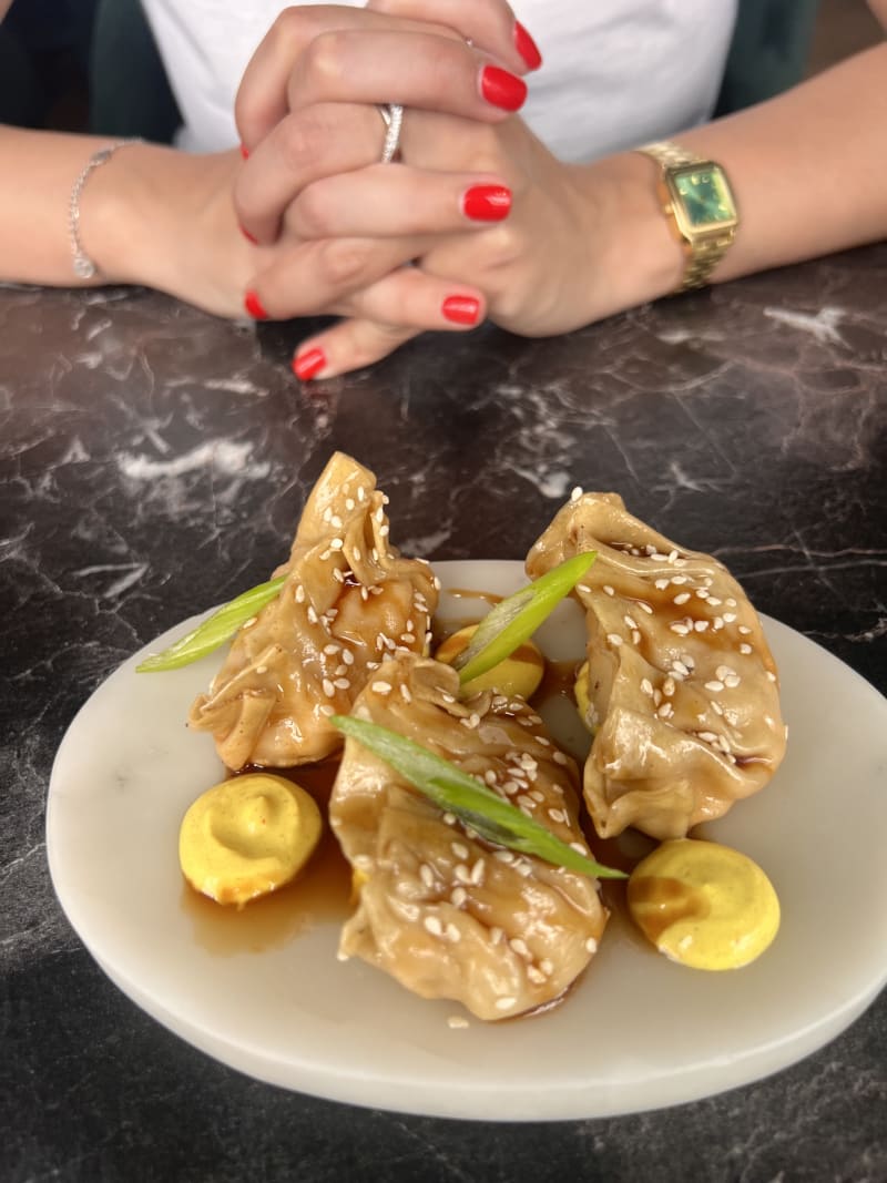 Gyozas de poulet fermier au cheddar - Nessia, Paris