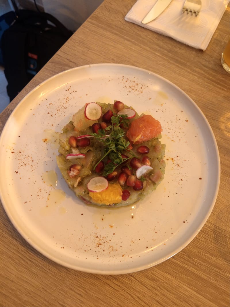 Entrée (ceviche) - La Table des Copains, Paris