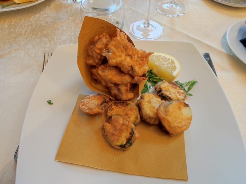 Cervello fritto con zucchine - Il Contedino