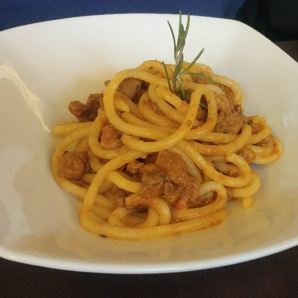 Pici al ragù di cinghiale - Rifugio Vetta