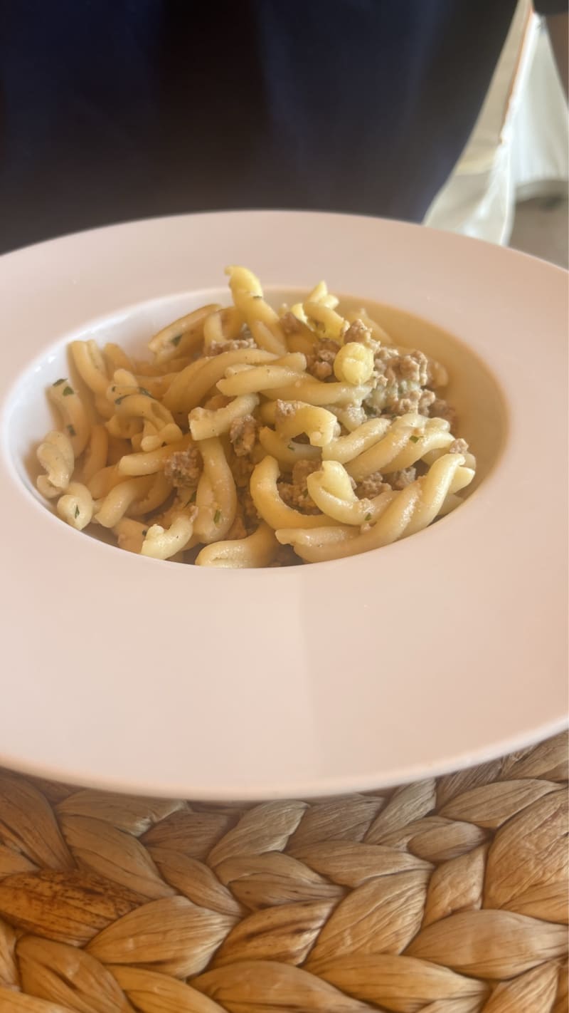 Casarecce al ragù bianco di suino - Il Ristorante di Antica Fattoria La Parrina, Orbetello