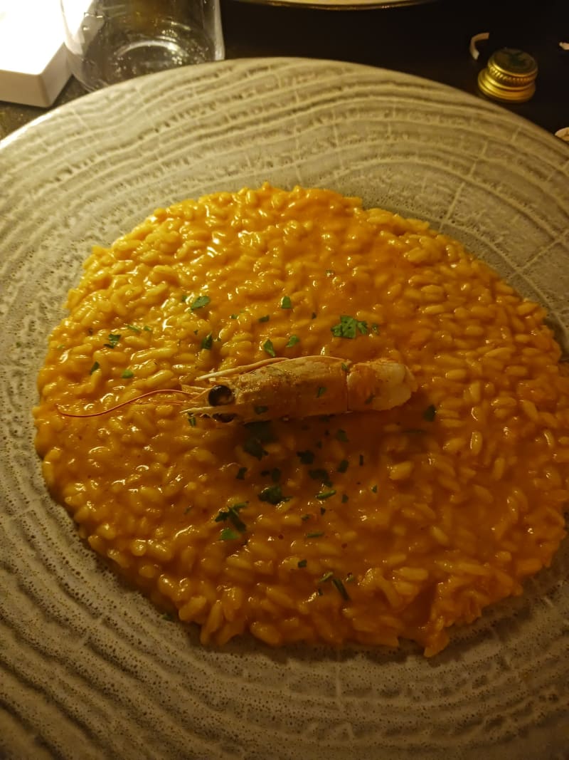 Risotto alla crema di scampi locali - Il Ristoro, Rome