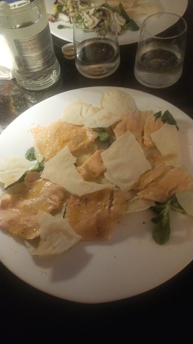 Salmone scottato su vellutata di carote e cipolla caramellata - Il Ristoro, Rome