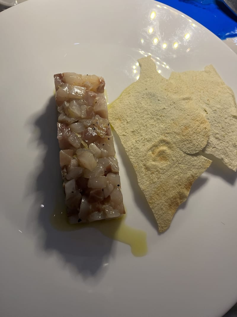 Tartare di pesce bianco con olive taggiasche e avocado - Il Ristoro, Rome