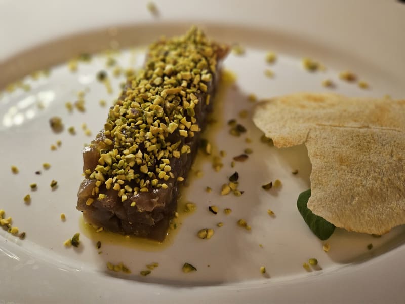 Tartare di pesce bianco con olive taggiasche e avocado - Il Ristoro, Rome