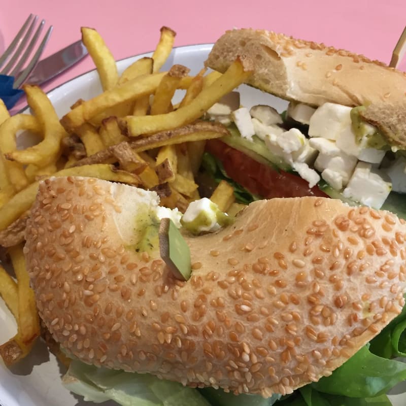 Veggie bagel - HD Diner Rivoli, Paris