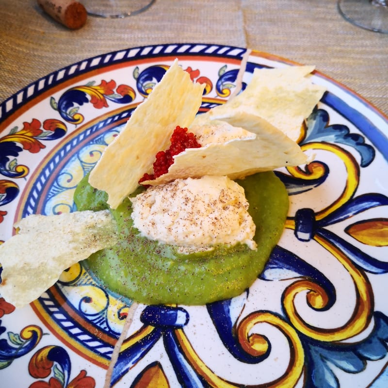 Querelle di Baccalà con purè di zucchine e uova di lombo - L'Oro del Cilento, Florence