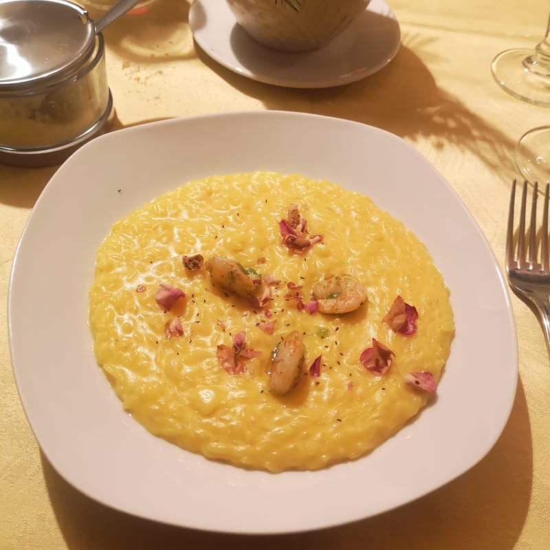 Risotto allo zafferano - Ristorante Malan