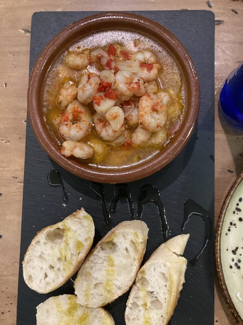 Gambas al ajillo - Tí­rame Una Bar Restaurante, Madrid