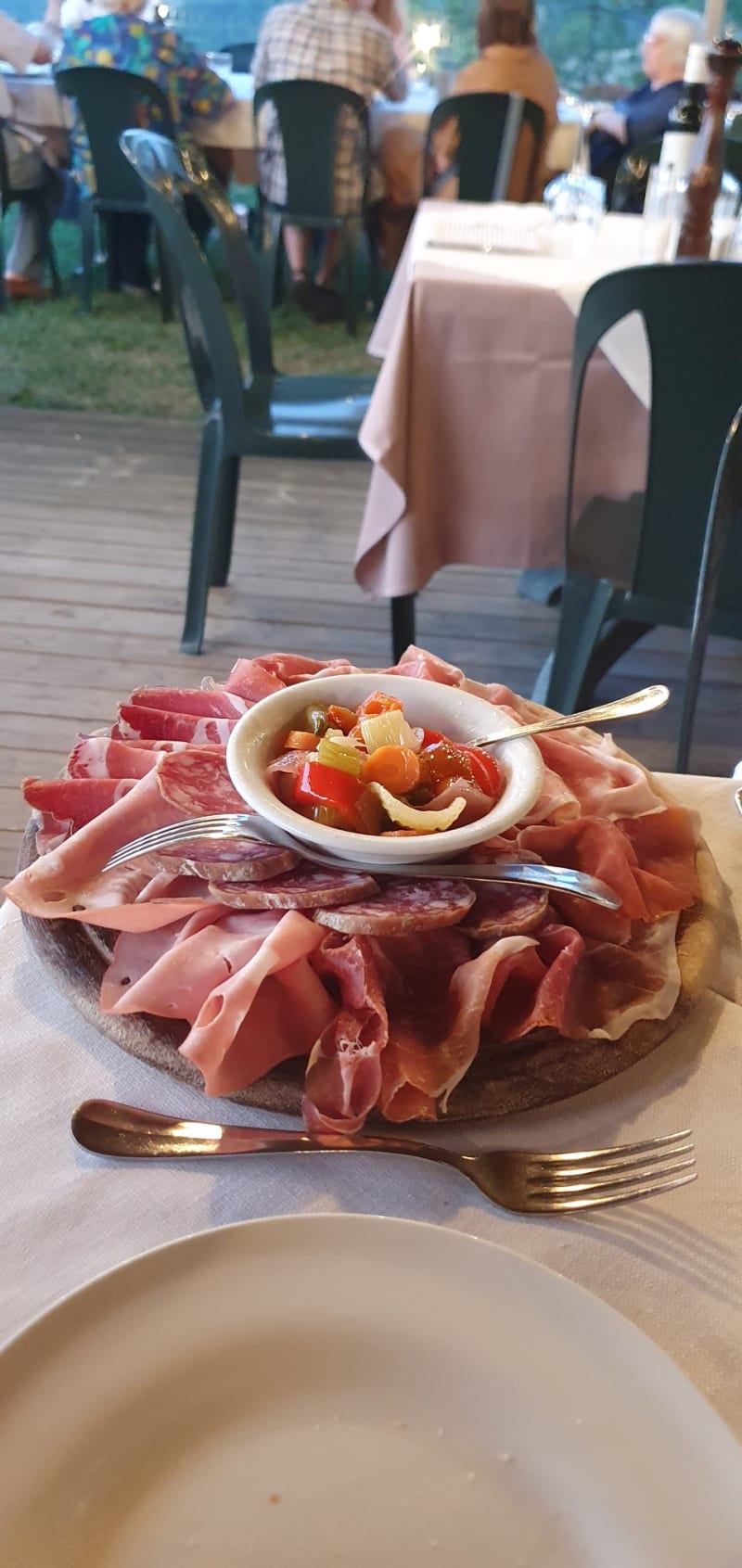 Tagliere di salumi e giardiniera - Trattoria Da Rinnna