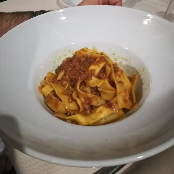 Tagliatelle al ragù di struzzo!! - BISTROT DOLCE LUNA, Milan