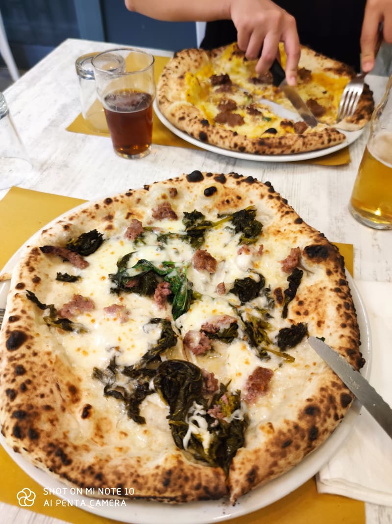 La mia pizza salsiccia e friarielli  - Pizzeria da Antonio, Rome