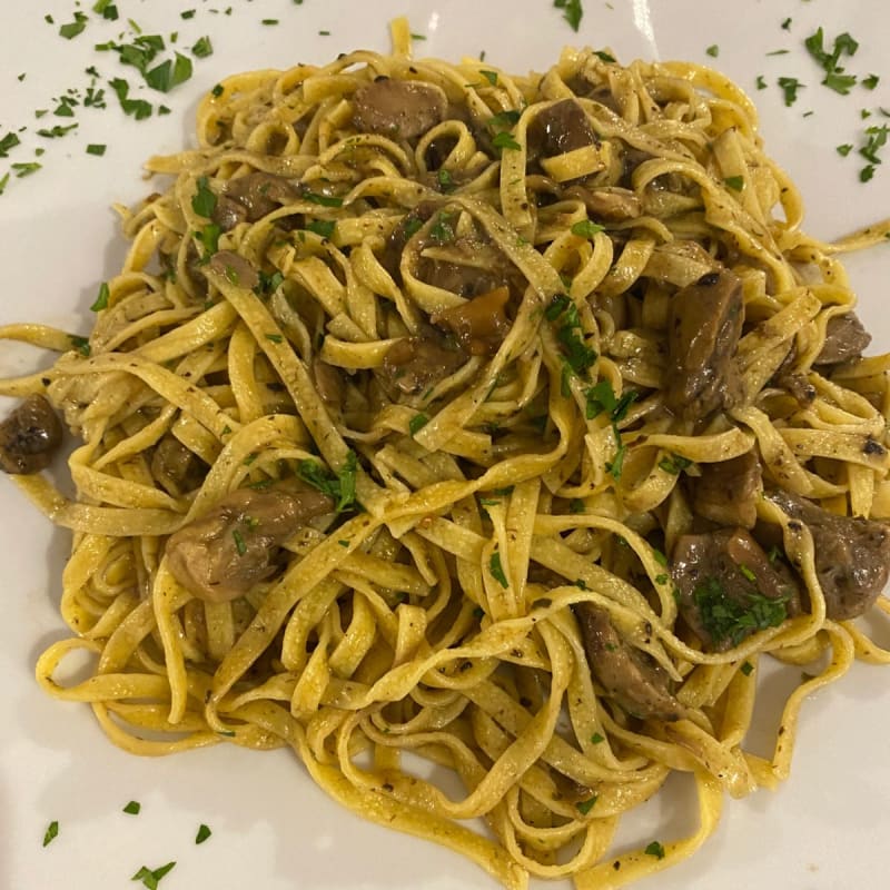 Tagliatelles aux cèpes et truffes  - Osteria n.7