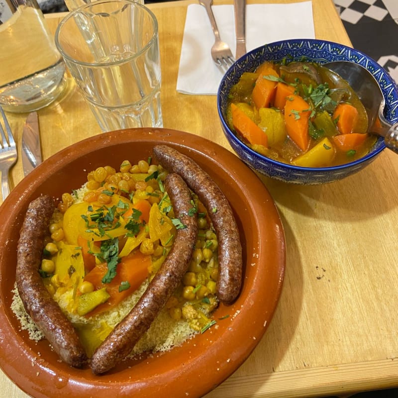 Couscous merguez  - Cantine Marocaine Le Darkoum, Paris