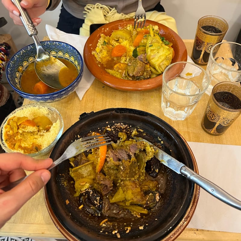 Tajine and couscous - Cantine Marocaine Le Darkoum, Paris