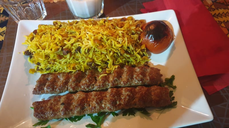 Tacin e Kebab Kubideh - Sharazad - Ristorante Persiano - Iranian Food, Torino