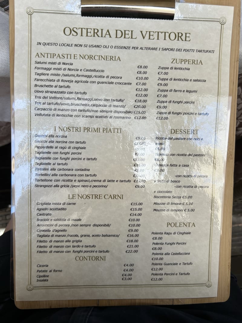 Osteria del vettore