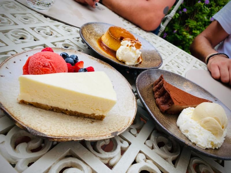 Restaurant Rooftop Garden El Palace Barcelona à Barcelone Menu